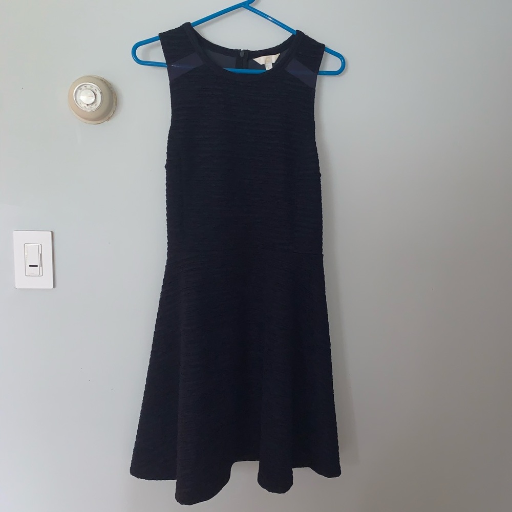 Navy blue cocktail dress
